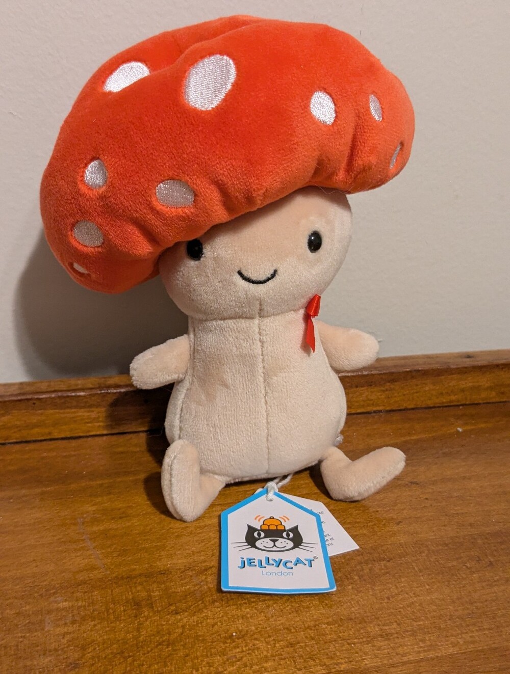 Retired Jellycat Fun guy Robbie ♥️ 🍄